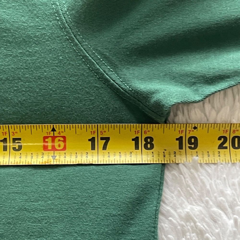 LIFE IS GOOD Womens Classic Fit Tee T-Shirt Medium Half Full Long‎ Sleeve Green - Picture 8 of 10